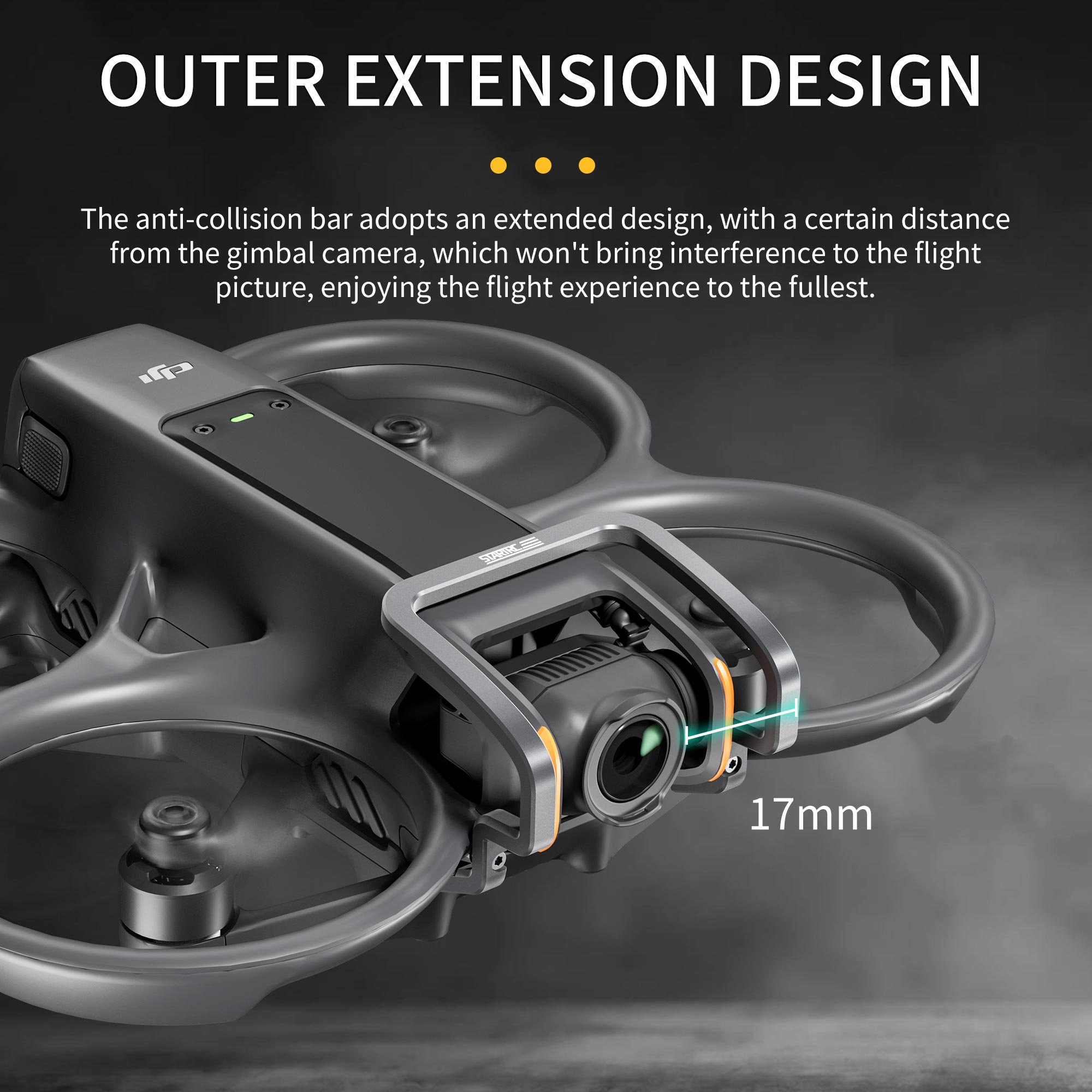 STARTRC lens protection bumper for DJI Avata 2 5