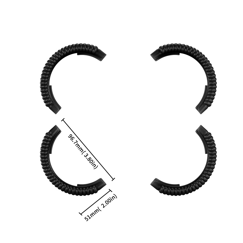 STARTRC Protective Anti-collision Rings Set for DJI Avata 2 ( Black ) 6