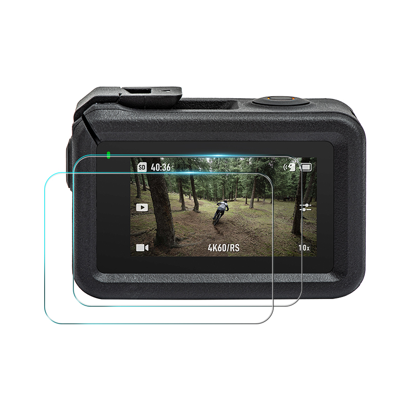 Película de vidrio templado para lentes y pantalla STARTRC para DJi Action 4 (2 juegos) 1