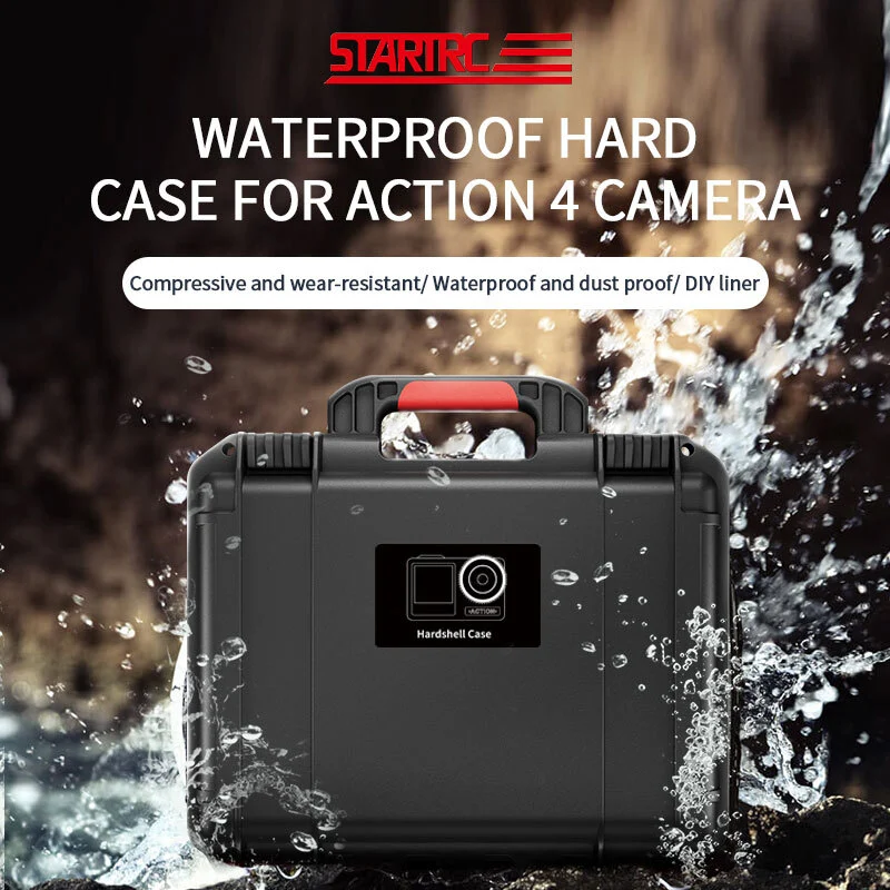 Estuche portátil impermeable STARTRC DIY para DJI Action 4 1