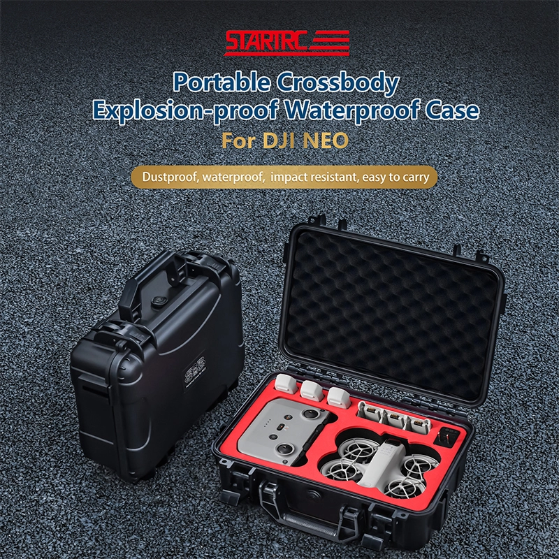 STARTRC Waterproof Hard Carrying Case for DJI Neo Fly More Combo 1