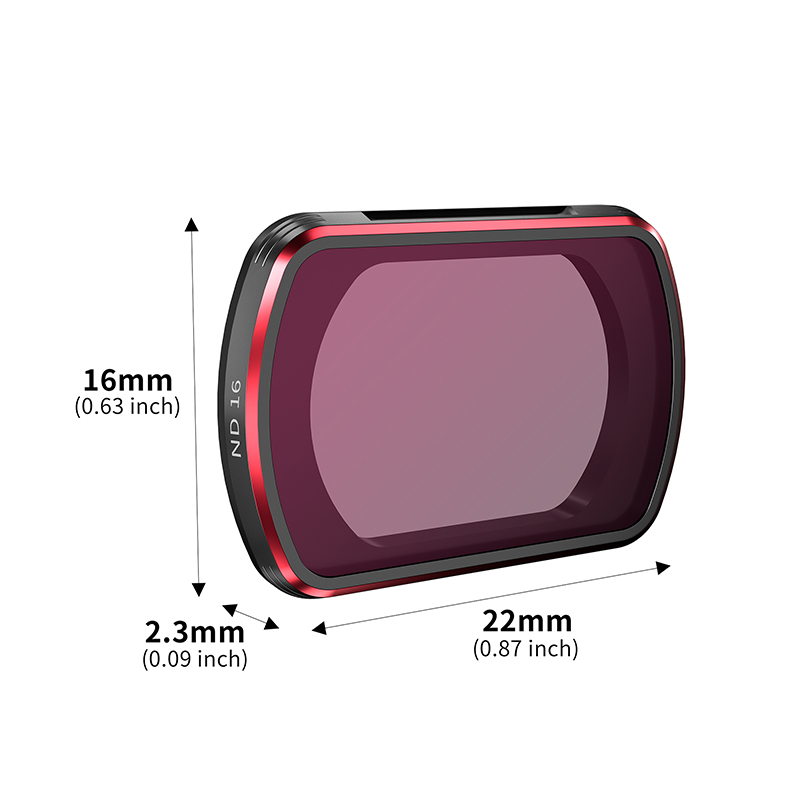 Juego de filtros ND magnéticos STARTRC para DJI Pocket 3 (ND16/ 32/ 64/ 256) 9