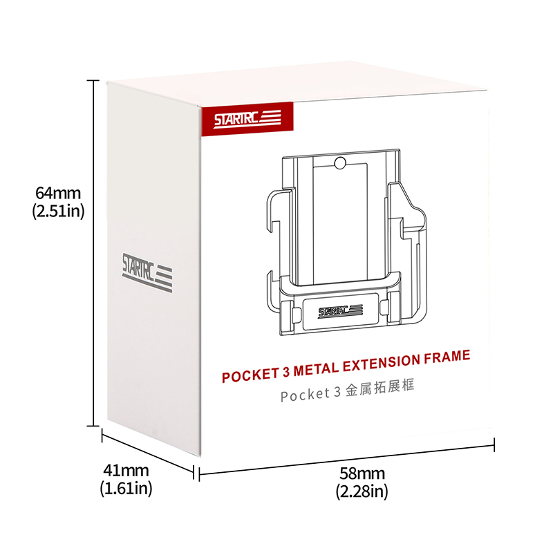 Soporte adaptador de extensión multifuncional STARTRC para DJI Pocket 3 12
