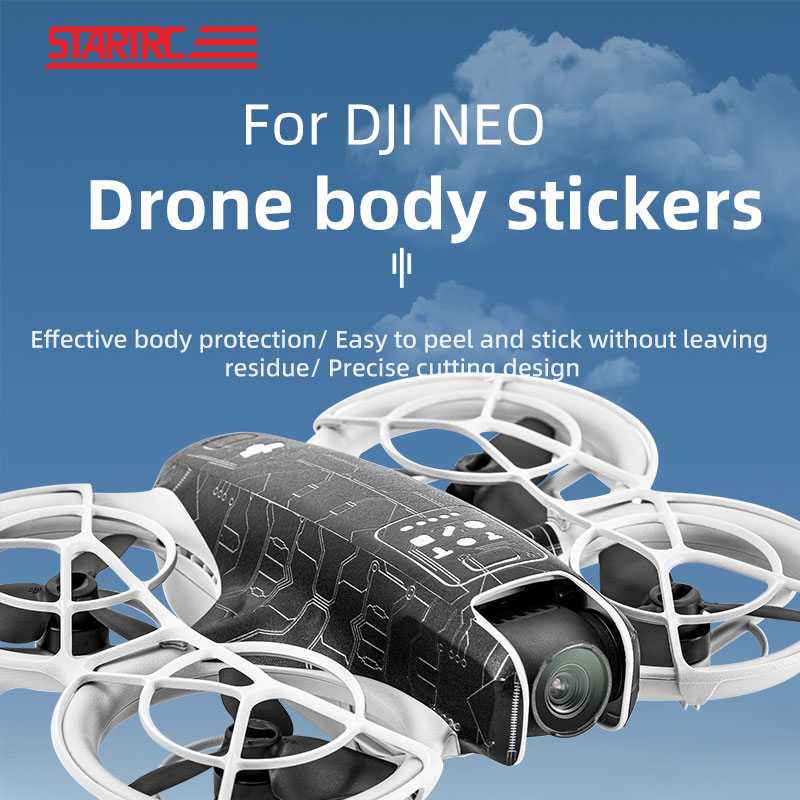 Pegatinas coloridas para cuerpo de drones de la marca STARTRC para DJI Neo 1