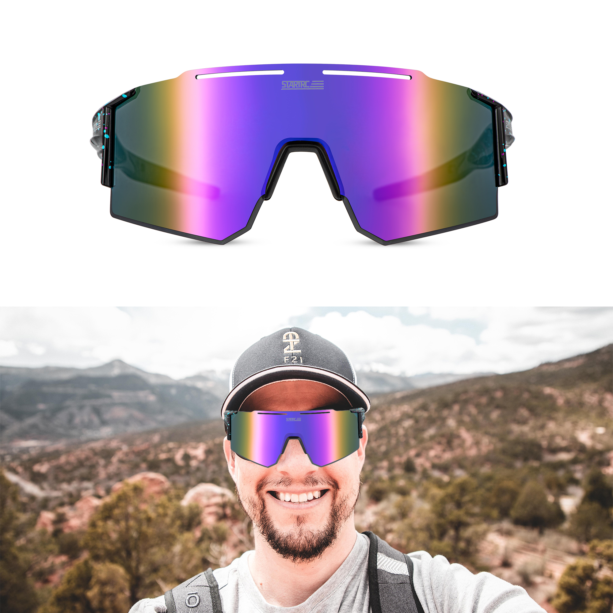 Gafas de sol deportivas polarizadas multiusos STARTRC 2