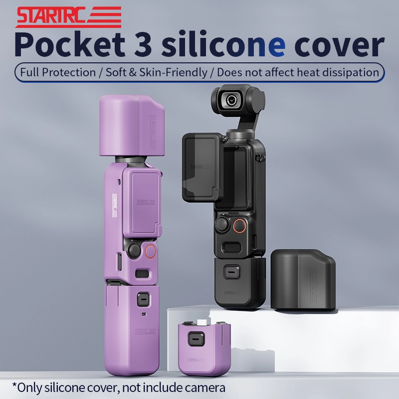 STARTRC DJI Pocket 3 6合1硅胶保护套套件（紫色） 1