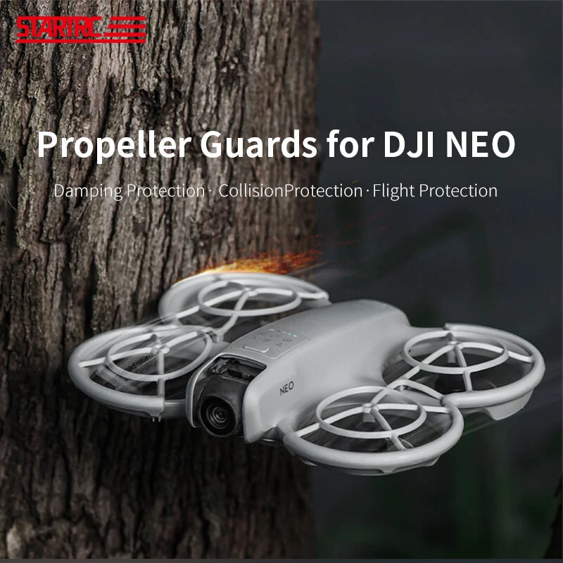 适用于 DJI Neo 的 STARTRC 荧光替换桨护罩 1