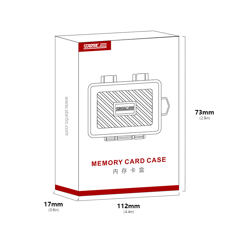 Estuche para tarjetas de memoria STARTRC con 24 ranuras para tarjetas SD/TF/SIM 7