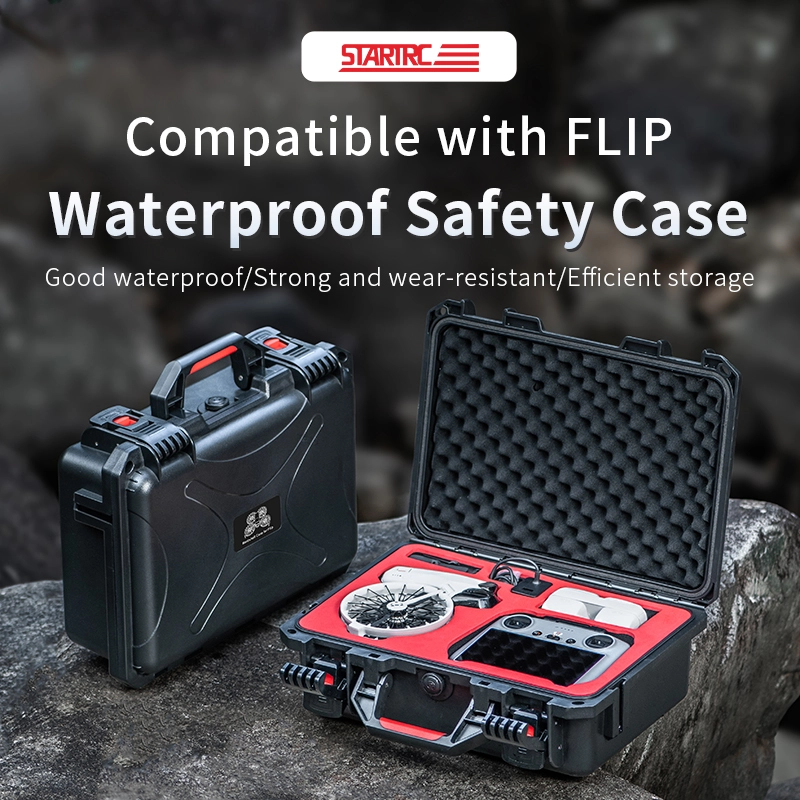 Housse De Transport Pour Drone DJI Flip - Coque Rigide Avec Mousqueton - Protection Anti-chocs
