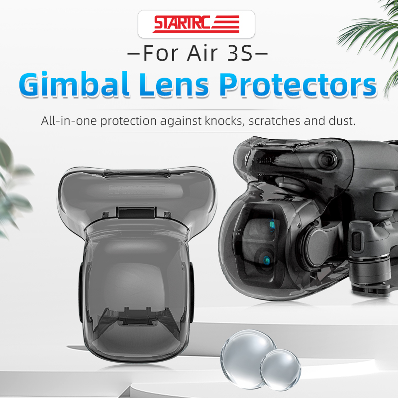 Protector de cardán antirrayas de fábrica de marca STARTRC para DJI Air 3S 1