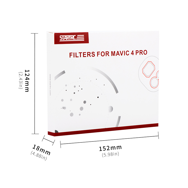 STATRC Professional CPL-ND Lens Filters Set for DJI Mavic 4 Pro (CPL/ ND8/ 32/ 64)
