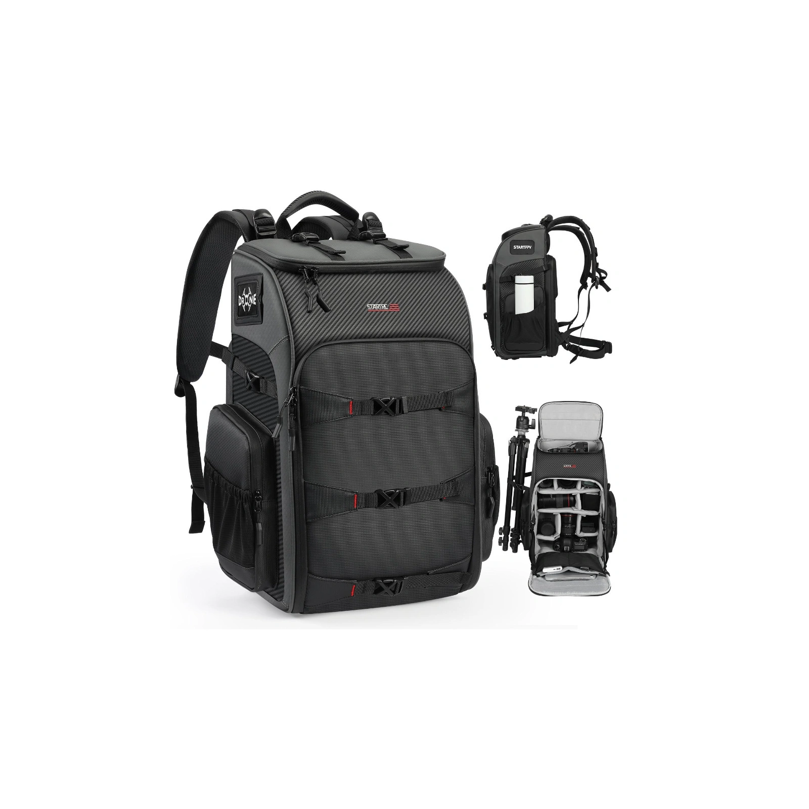 STARTRC 30L BP2 FPV Drone Backpack Outdoor Camera Backpack Racing Drone Bag