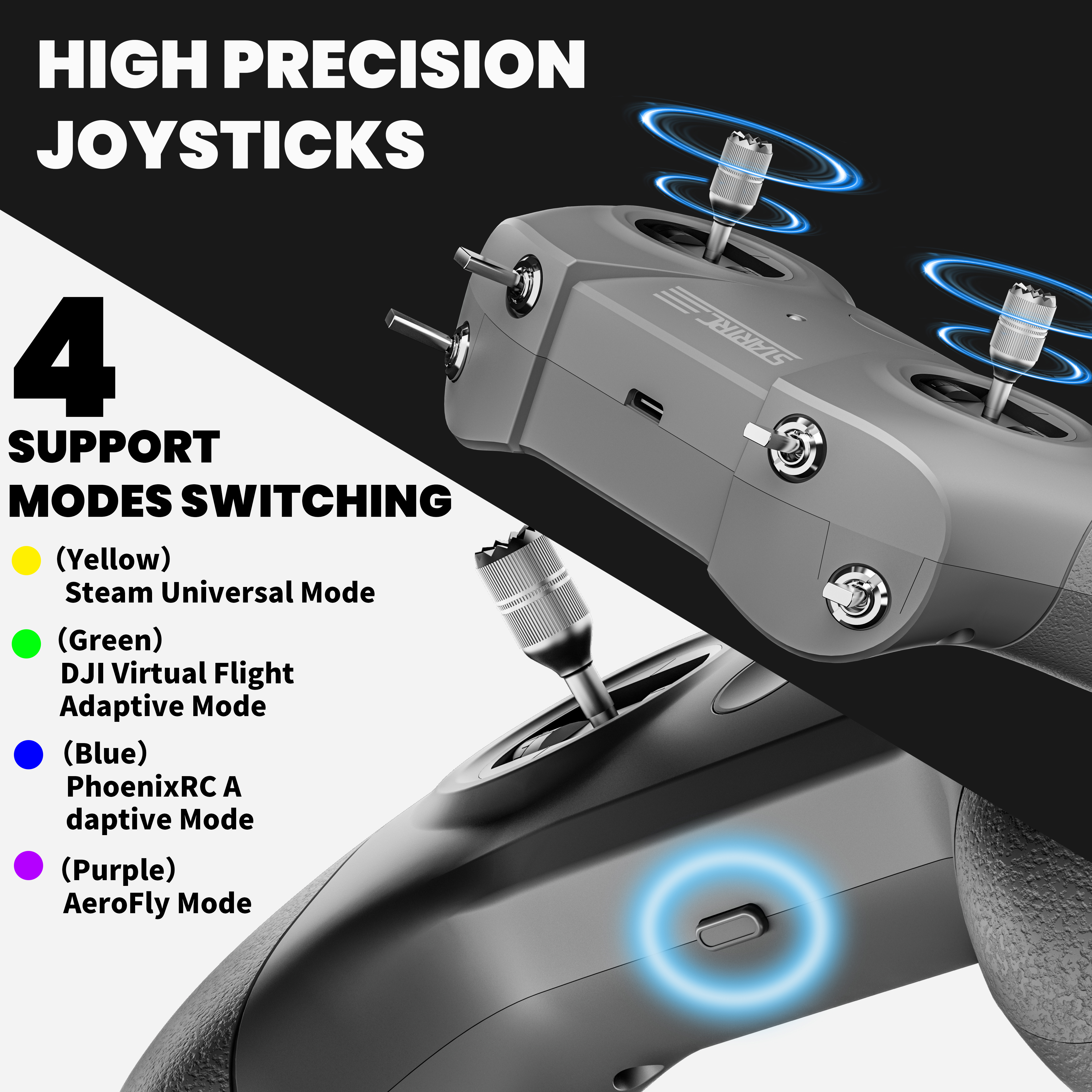 STARTRC 8S Pro 8CH FPV Drone Simulator Controller