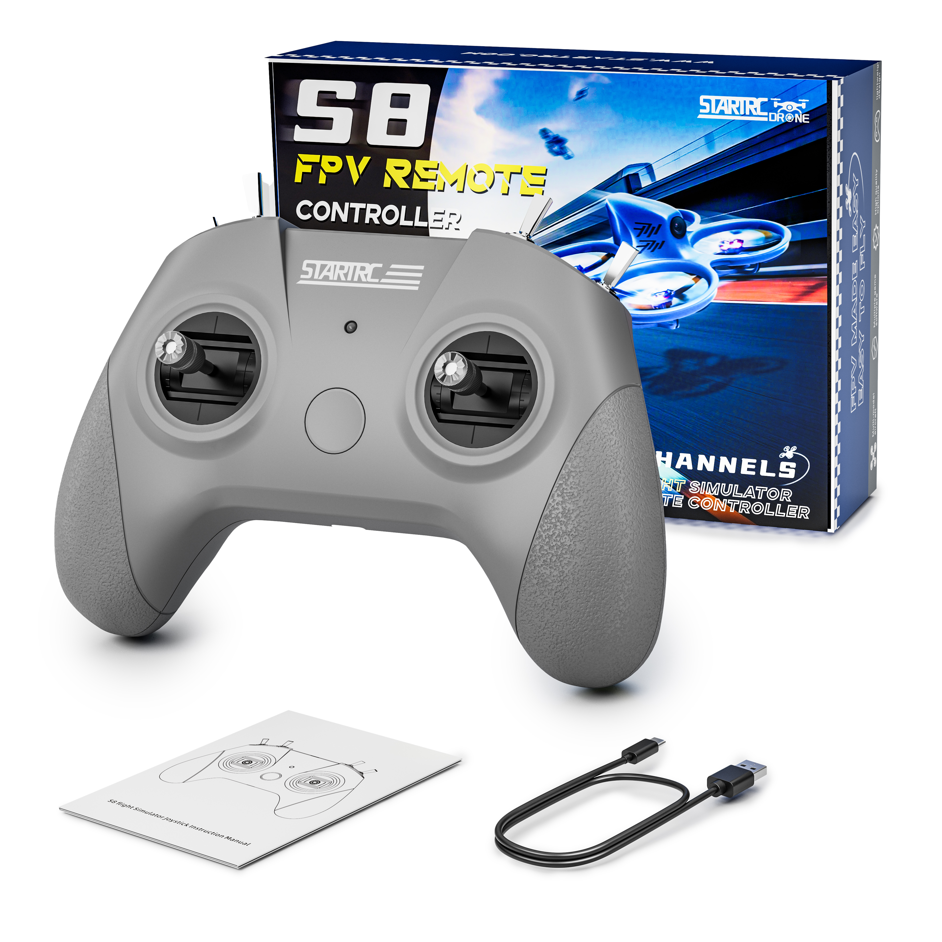 STARTRC 8S Pro 8CH FPV Drone Simulator Controller