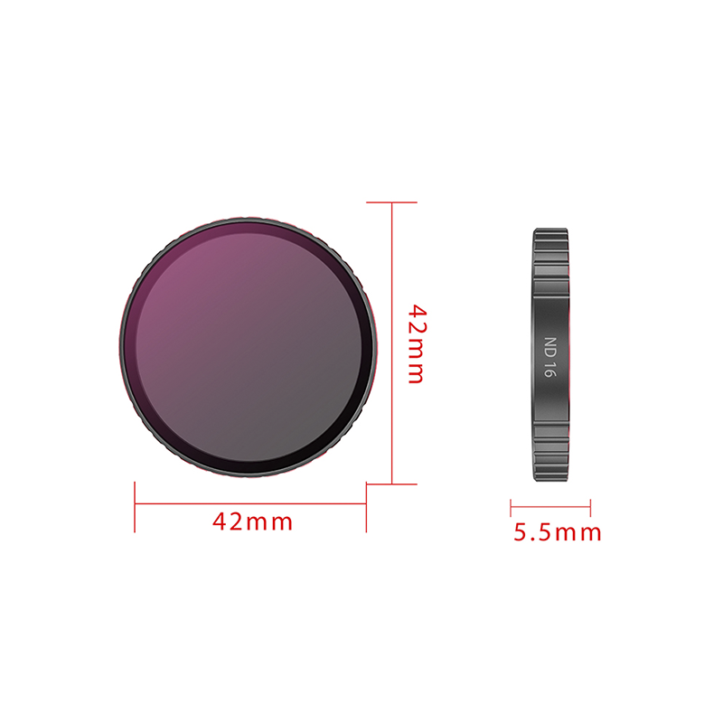 Juego de filtros STARTRC CPL-ND para DJI Osmo Action 6 (CPL ND8 ND16 ND32)