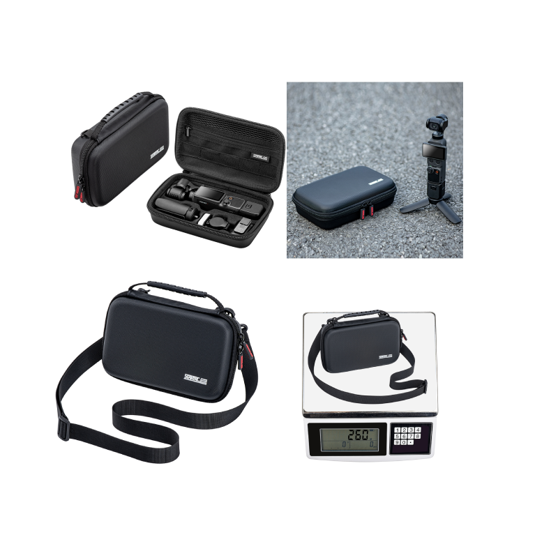 STARTRC DJI Osmo Pocket 4 多功能收纳包 – PU材质保护包，带肩带 1