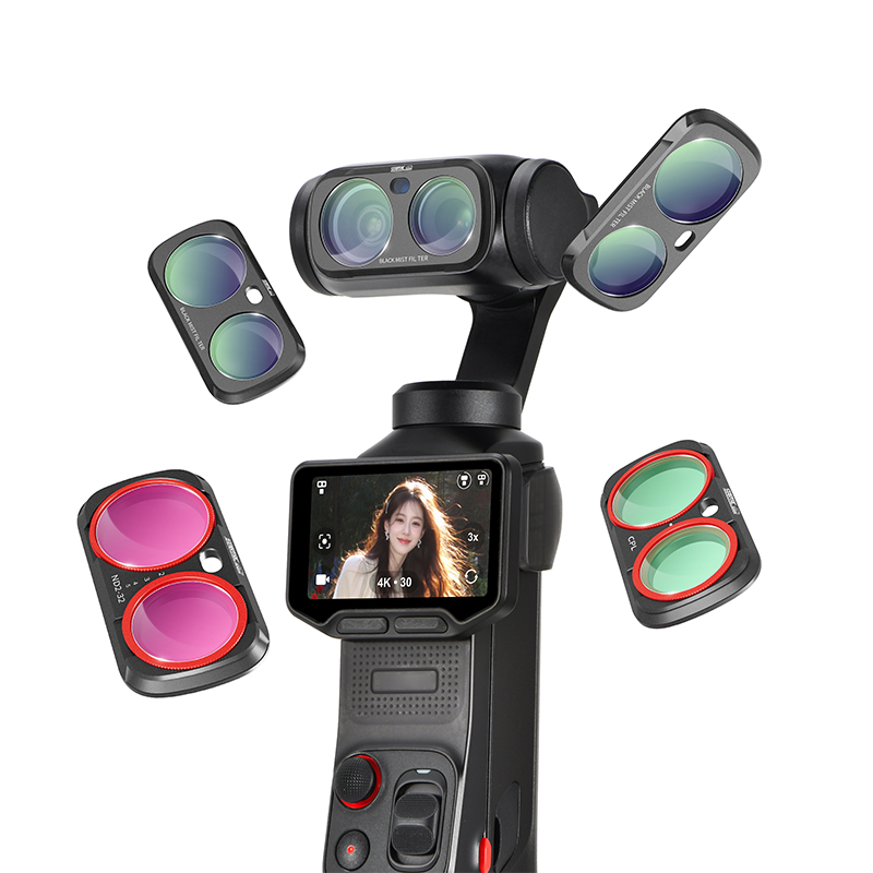Kit de filtros STARTRC VCR 360 Luna Ultra: CPL + Niebla negra + VND ajustable (ND2–32). Juego de filtros profesionales para lentes con estuche de almacenamiento. 1