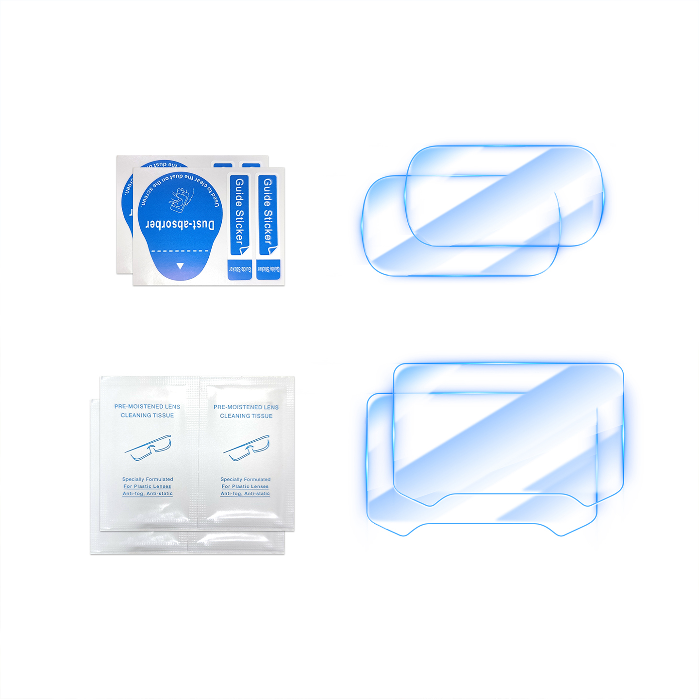 Juego de protectores de pantalla y lente de vidrio templado STARTRC VCR 360 Luna Ultra (paquete de 2) – Kit de película de vidrio HD ultratransparente antiarañazos 1