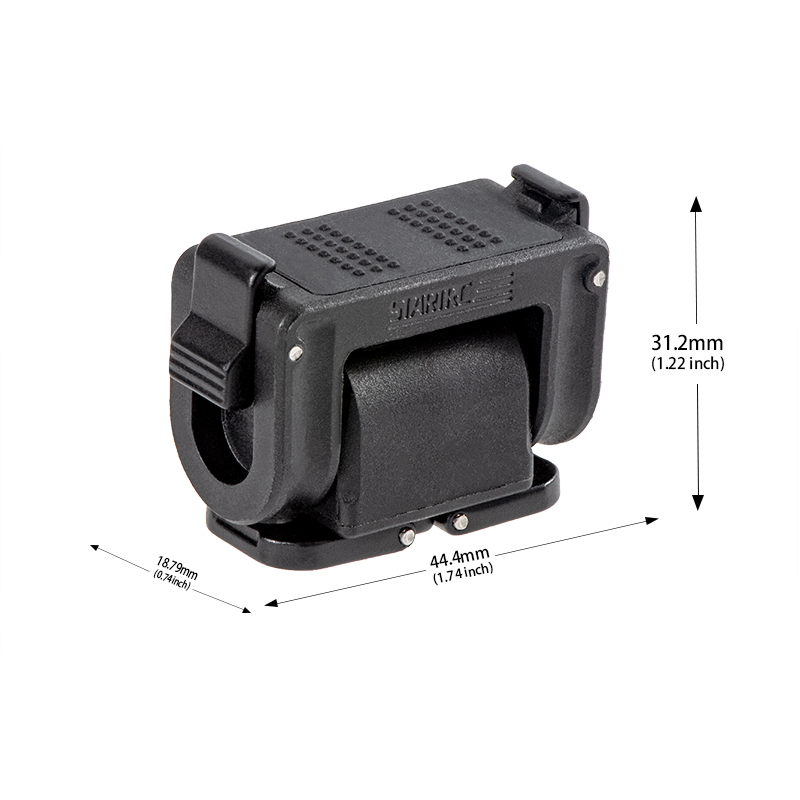 Soporte giratorio de liberación rápida STARTRC de 360° para DJI Osmo Action 6, Nano y 360 II 7