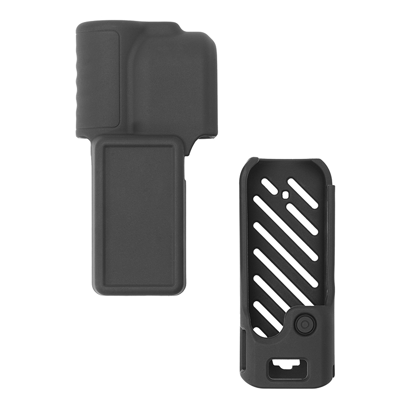 Funda de silicona STARTRC para DJI Osmo Pocket 4: diseño dividido con acceso rápido y orificios de ventilación. 4
