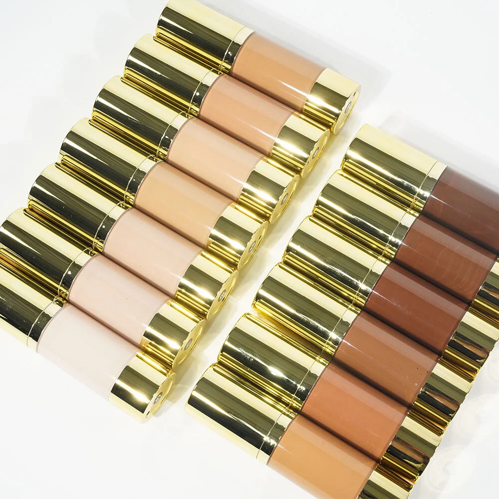 Multiple colors, matte, luxurious, long-lasting up to 18 hours, medium to full coverage,vegan foundation 1