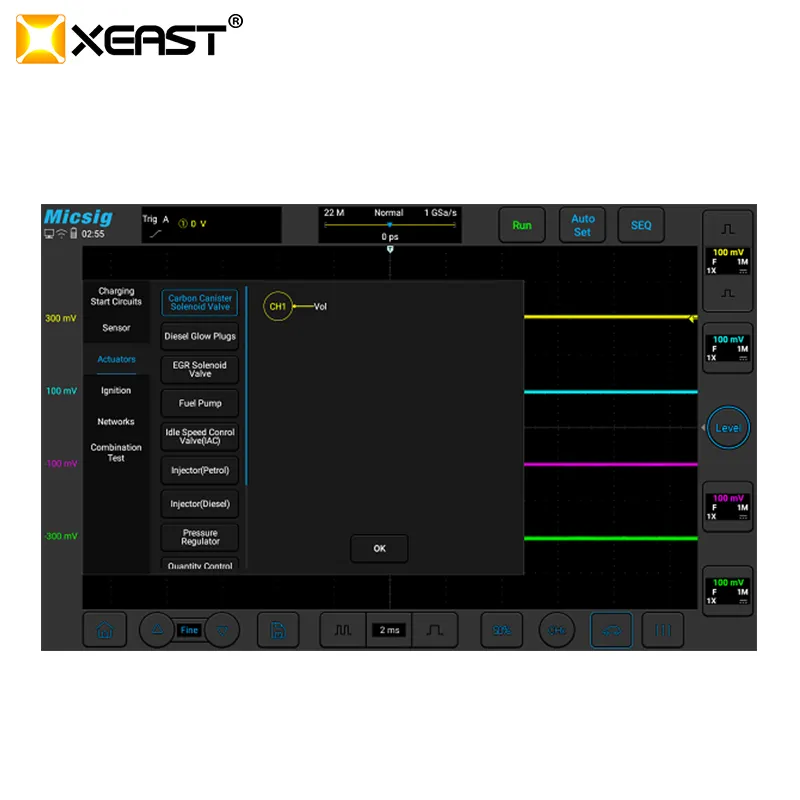 Oscilloscope Tablet Android MICSIG 1900gwith Custom Services 9