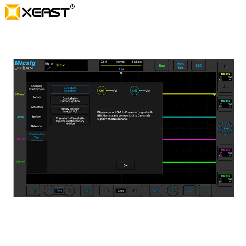Oscilloscope Tablet Android MICSIG 1900gwith Custom Services 10