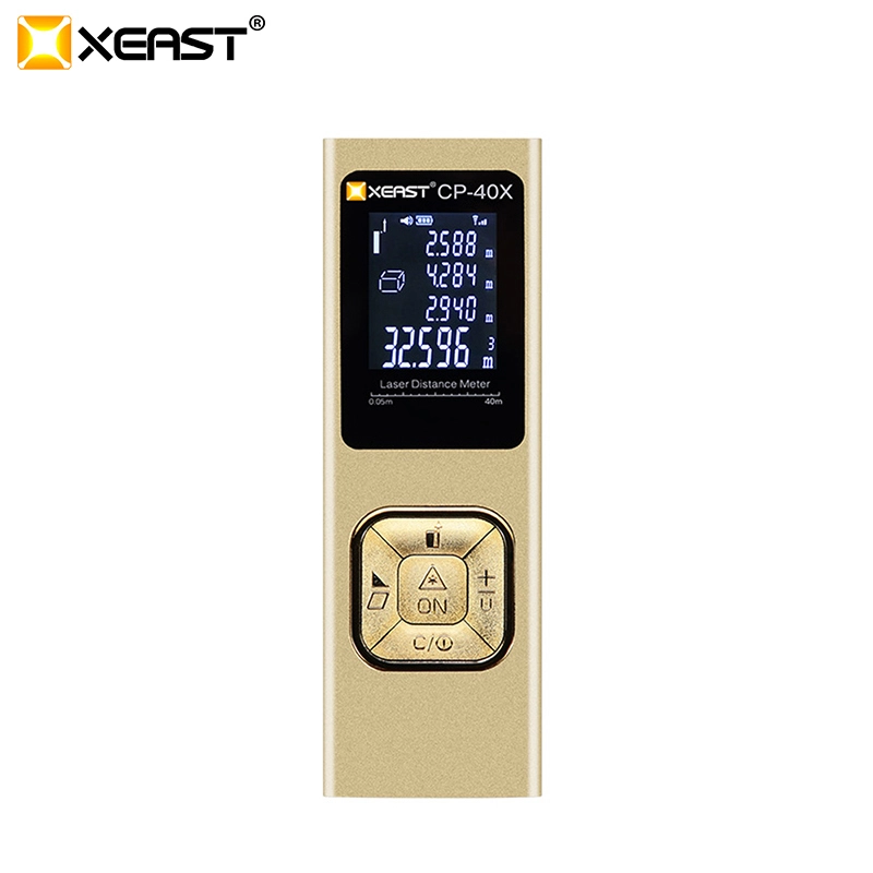 XEAST CP-40X 40m-100m 디지털 미니 금속 USB 충전 유형-C 레이저 측정 거리 측정기 거리 측정기 1