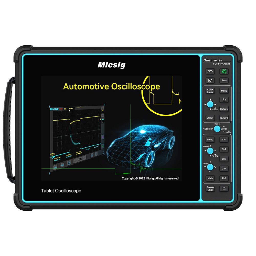 Micsig 자동차 태블릿 오실로스코프 8 TFT LCD SATO1004 핸드 헬드 Lgnition 진단 분석 100Mhz 4CH 터치 스크린 ATO1104 1