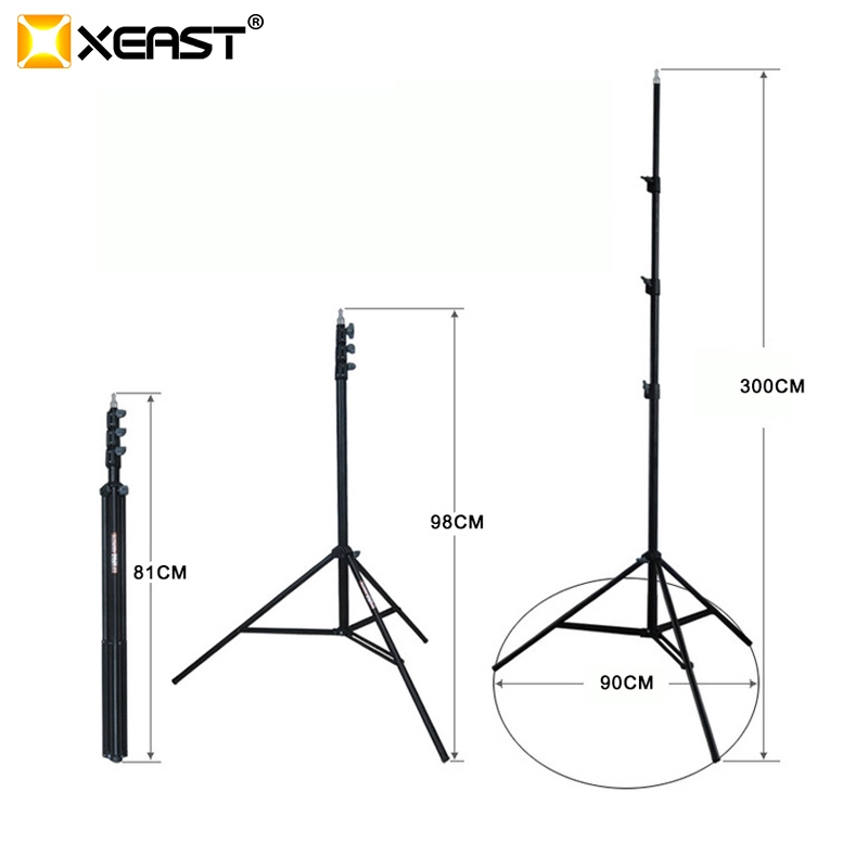 XEAST 300 سنتيمتر/3M مستوى الليزر ترايبود 1/4 'مستوى الليزر ترايبود لمستوى الليزر قابل للتعديل SPCC ترايبود معدني 1