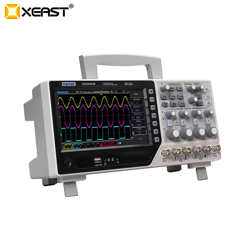 Hantek DSO404C 시리즈 디지털 오실로스코프 80-250MHz 4 채널 휴대용 PC USB LCD 오실로스코프 자동차 +EXT+DVM+자동 범위 기능 1