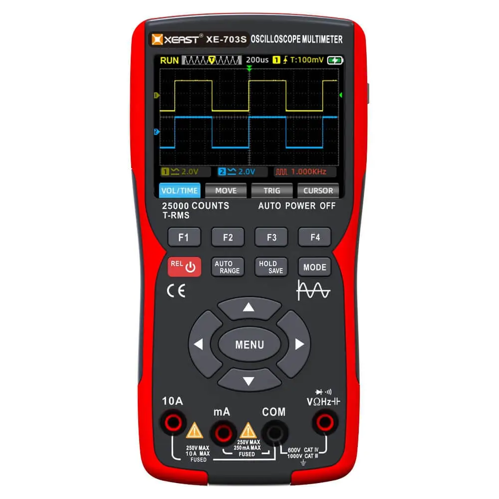 XEAST 2 in 1 サーマルイメージャマルチメータ 2.8 インチタッチ