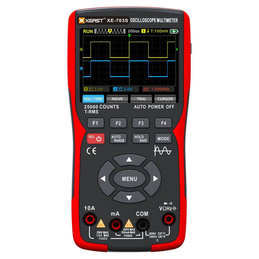 For Military Camp Portable Digital Oscilloscope Blue & Black by 3