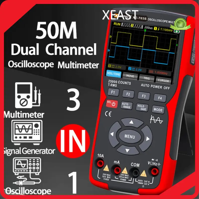 For Military Camp Portable Digital Oscilloscope Blue & Black by 1