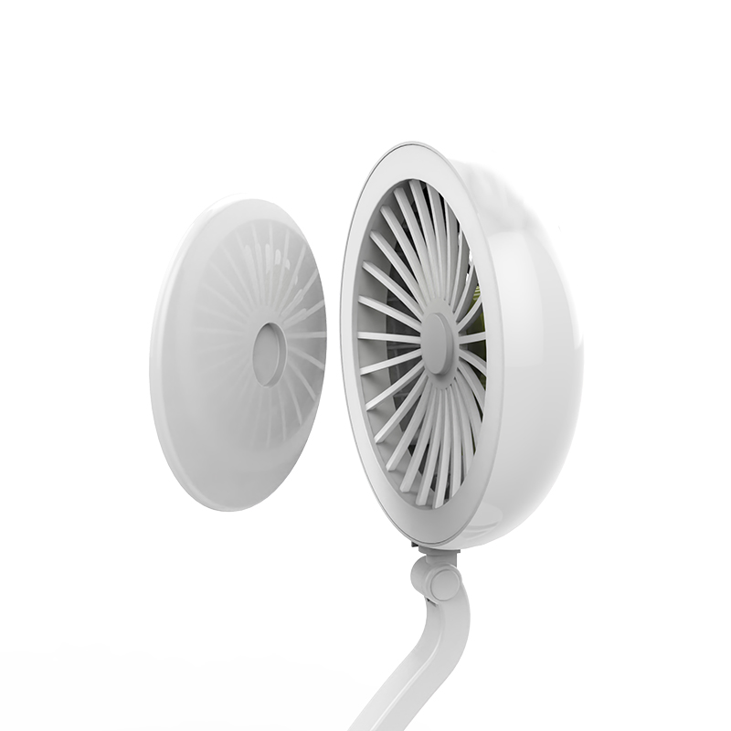 Led Smart Desk Light Up Mirror With Fan 4