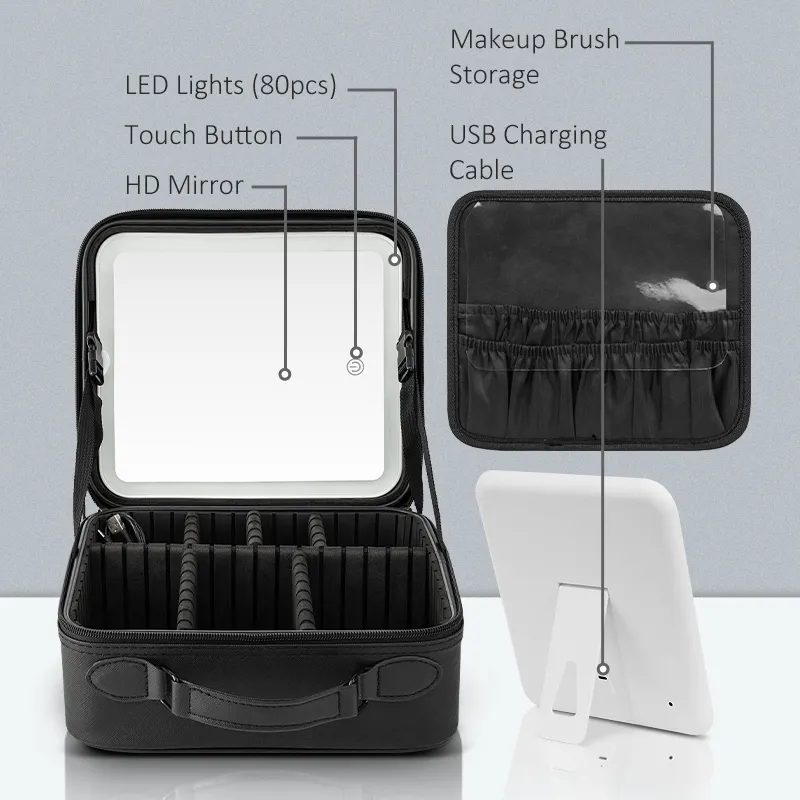High Performance Make Up Bag with Light Up Mirror 17kg/19kg Looking for Buyer for B2b 7