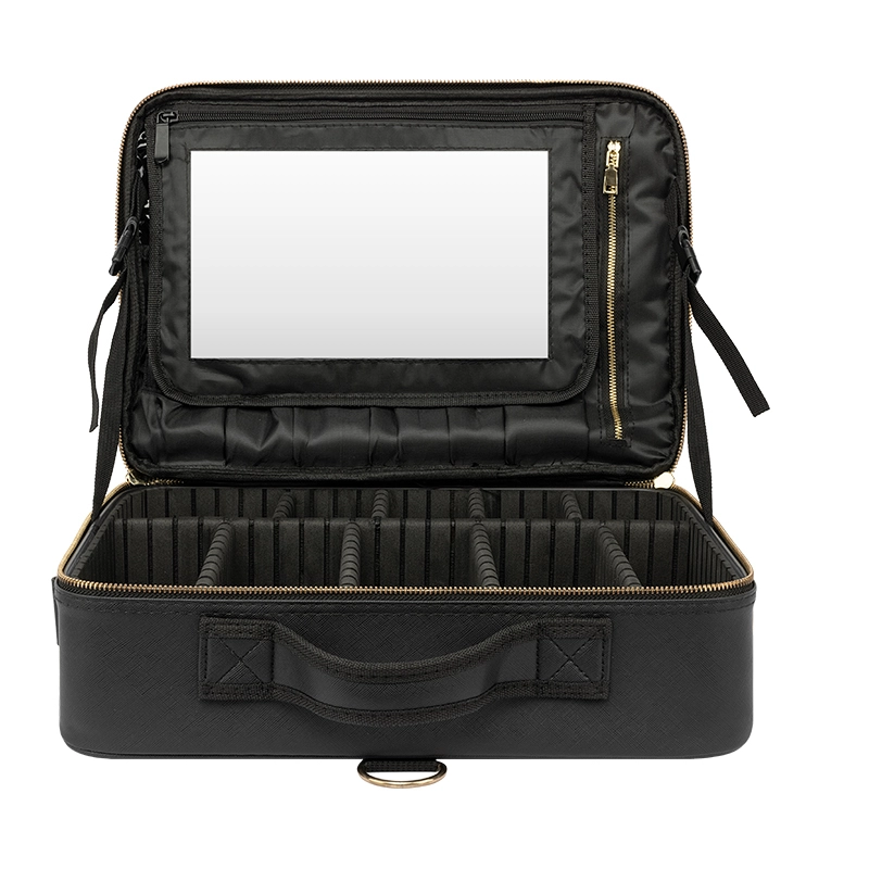 Grande trousse de maquillage avec miroir sans lumière - SK2302A 1