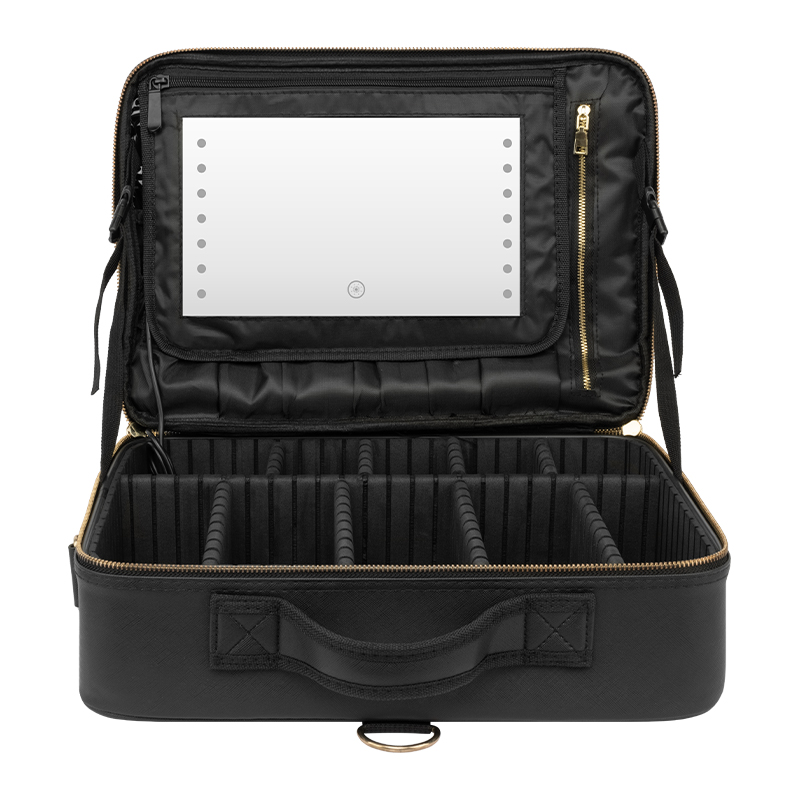 Grande trousse de maquillage avec miroir éclairé par LED - SK2302B 8