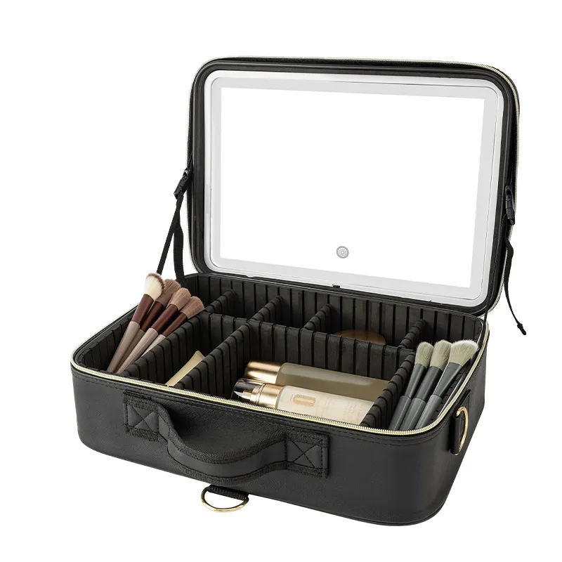 Quality Brand 5000h 1500mAh Li-battery Or USB Cable Makeup Bag with Led Light 3