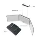 Best 3 Way Mirror for Self Hair Cutting 39*24*6cm for Retailer 5