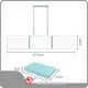 Quality Brand 3 Mirror Haircut ABS+glass 1