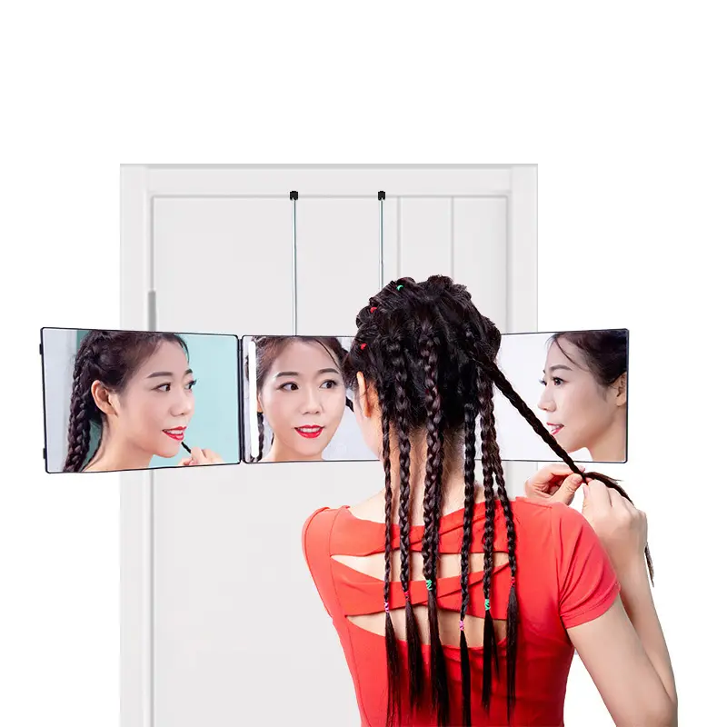 3 Sided Mirror for Cutting Hair 1500mah Li-battery 50.5*35*38cm (10 PCS/box) 1450g 2