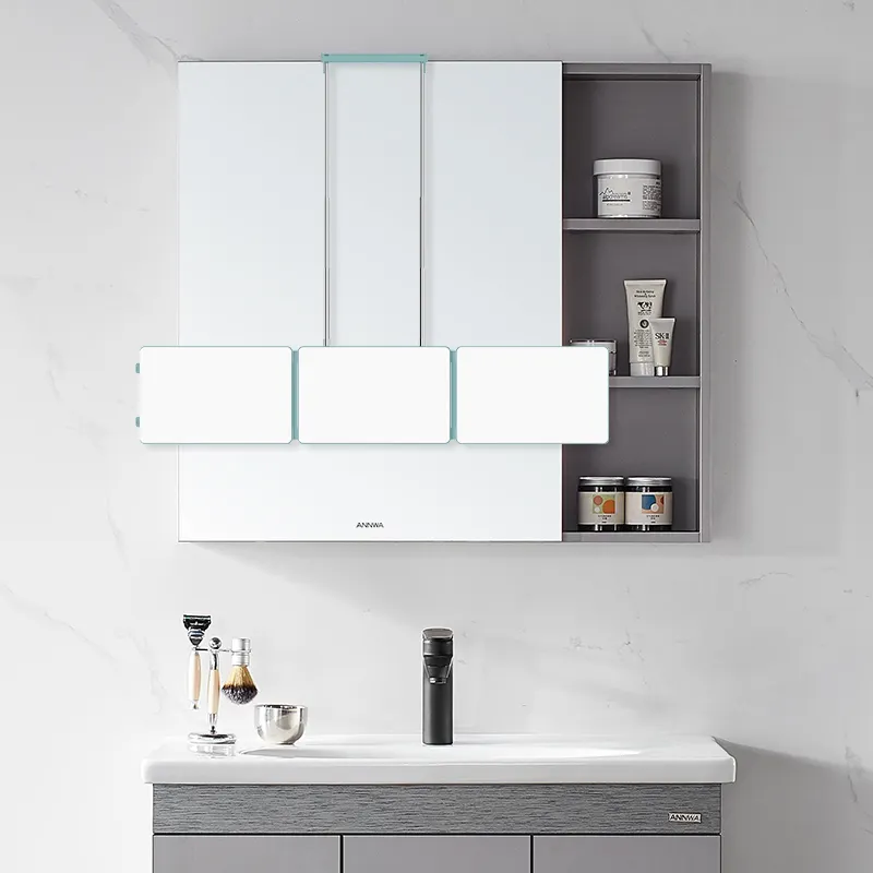 3 Sided Mirror for Cutting Hair 1500mah Li-battery 50.5*35*38cm (10 PCS/box) 1450g 9