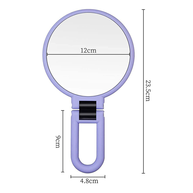 Folding Portable Hand Held Vanity Mirror 6