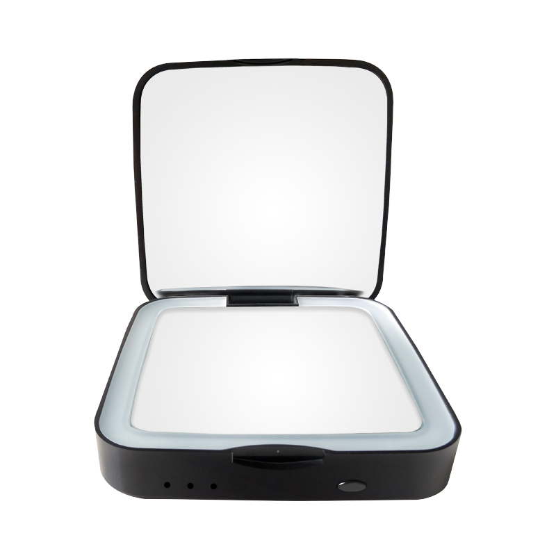 Small Portable Travel Makeup Mirror With Wireless Charging 5