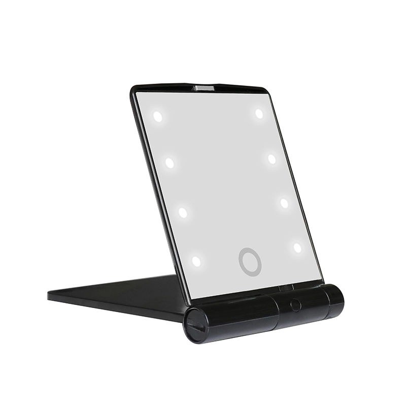 Petit miroir de maquillage de voyage avec lumières 1