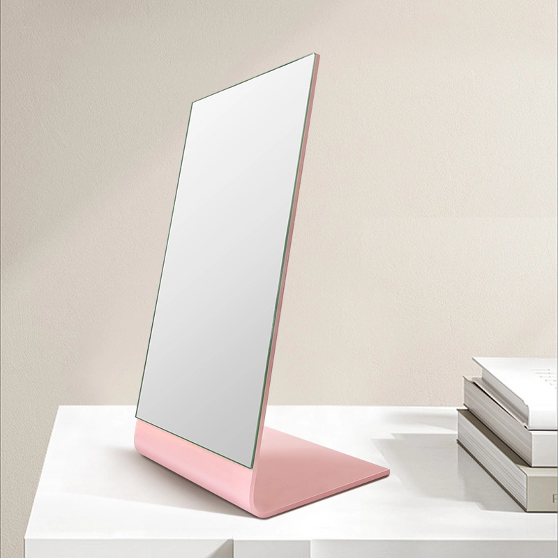 Pink Simple Desktop Makeup Mirror 1