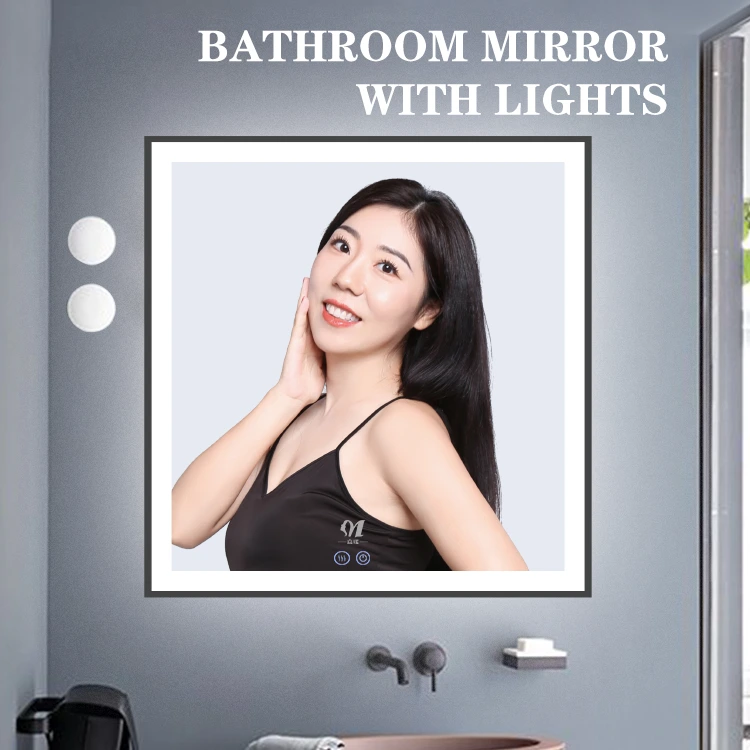 Miroir de salle de bain anti-buée Espejos Con Luz Fournisseurs Société | WXL-SK011 1