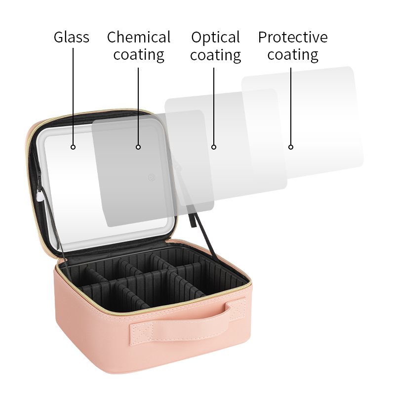 sac cosmétique de miroir de maquillage mené 7