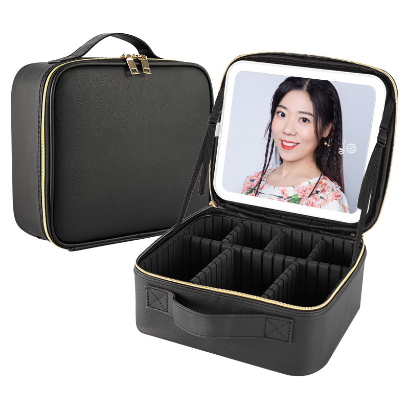 sac cosmétique de miroir de maquillage mené 4